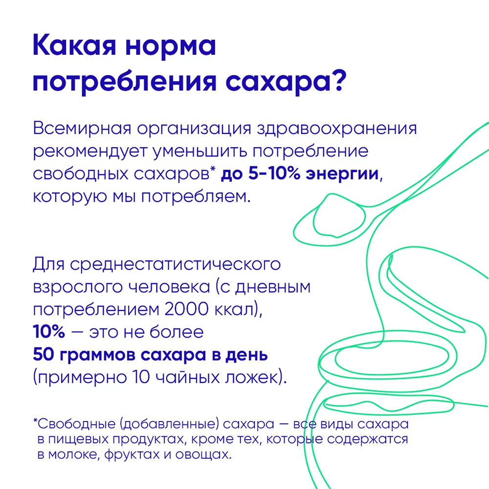 Начнем с того, какое количество сахара в день считается таким, что не вредит здоровью?
