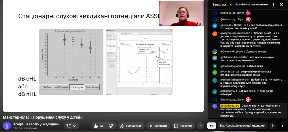 Роль «Асоціації еволюції медицини» у розвитку аудіології